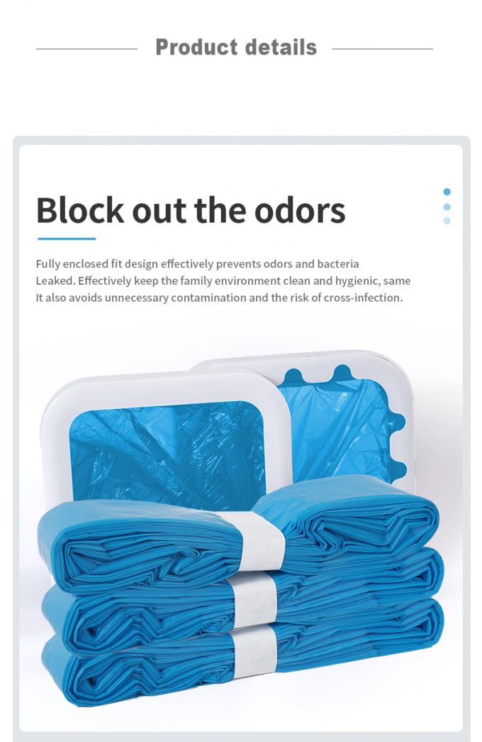 Automatyczne systemy instalacji worków do pakowania, uszczelniające inteligentne czujniki, worki do koszyków do śmieci dla inteligentnych koszyków do odpadów 4