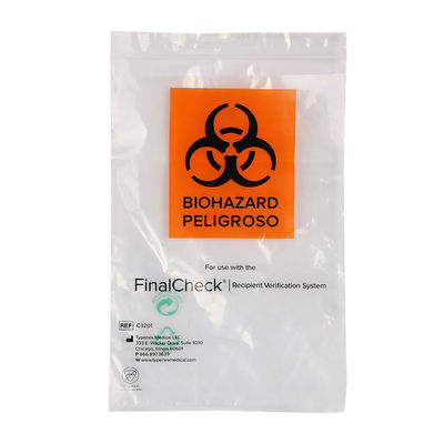 Wytrzymały worek bez BPA z zamkiem z cyprem do zastosowań medycznych i długotrwałych