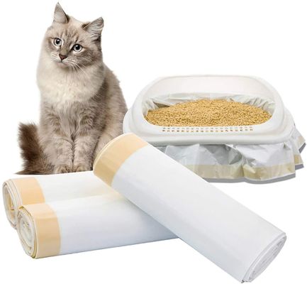 Jumbo woreczki zapachowe ze sznurkiem LDPE na kuwety dla kota