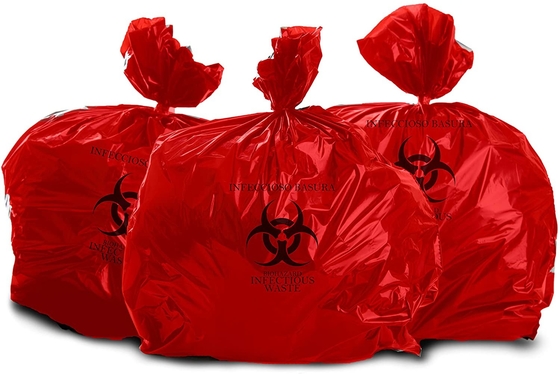 Heavy Duty 10 galonów profesjonalna rolka 100 worków na odpady Biohazard